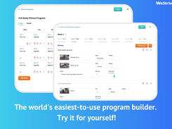 Utilize the world's easiest-to-use fitness program builder