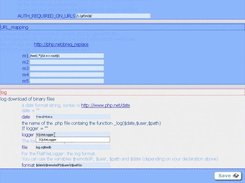 The integrated ini file editor.
