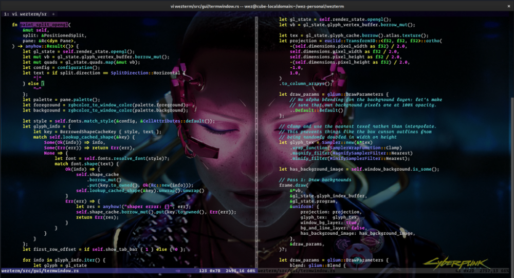 WezTerm Screenshot 1