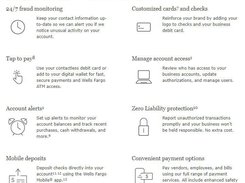 Wells Fargo Business Checking Screenshot 1