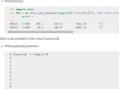 Wfuzz Screenshot 1