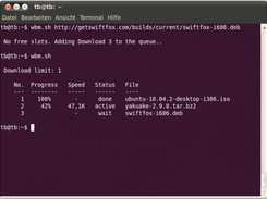 Adding a download and displaying the downloads table