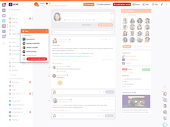 Sphere members can launch an audio conference together in just a click. 