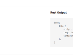 Whatlang-RS Screenshot 1