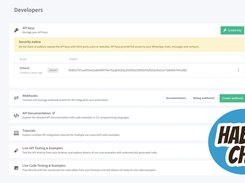 Developer dashboard