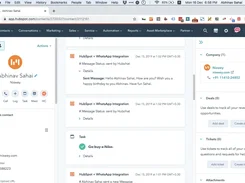 Niswey WhatsApp HubSpot Automation Screenshot 1