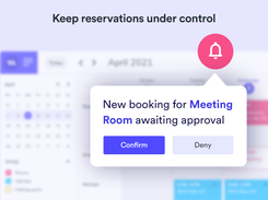 Whatspot will quickly and easily help you to find a suitable date for a booking so that it does not clash with others.