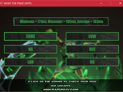 WTP League ping checker