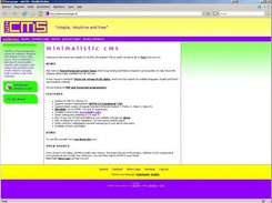 whCMS homepage