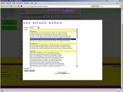 Adding default module