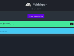 Whishper Screenshot 2