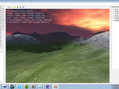 Early Screenshot of terrain in Whisper Engine