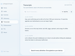 Transcript History