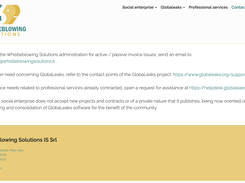 Whistleblowing Solutions Screenshot 1
