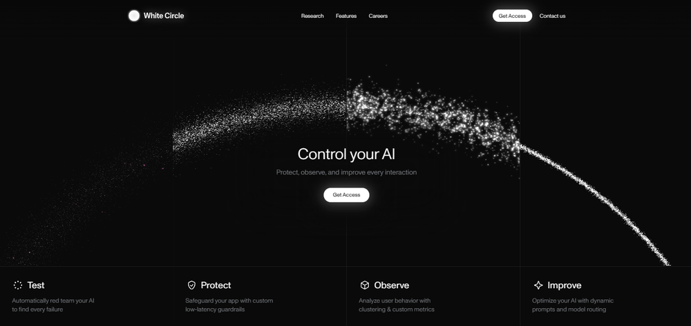 White Circle Screenshot 1