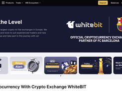 WhiteBIT is one of the leading crypto exchanges in Europe