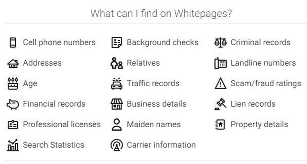 Whitepages Screenshot 1
