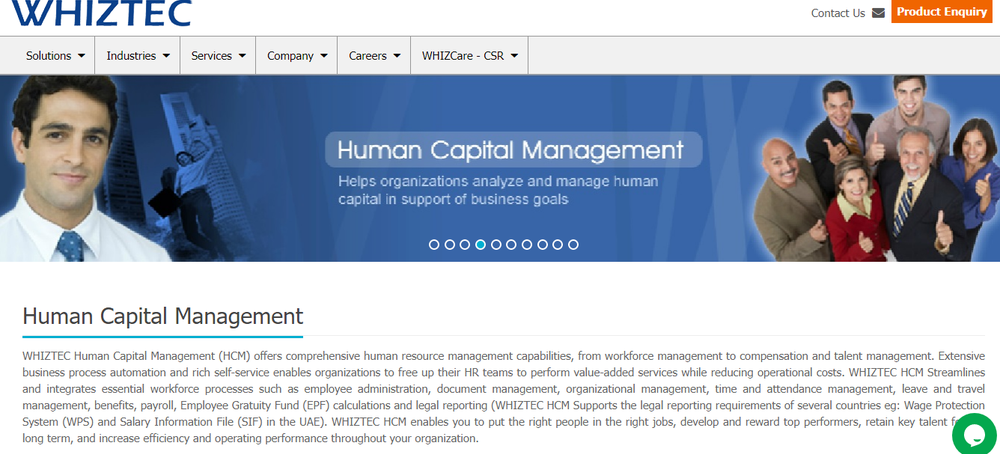 WHIZTEC HCM Screenshot 1