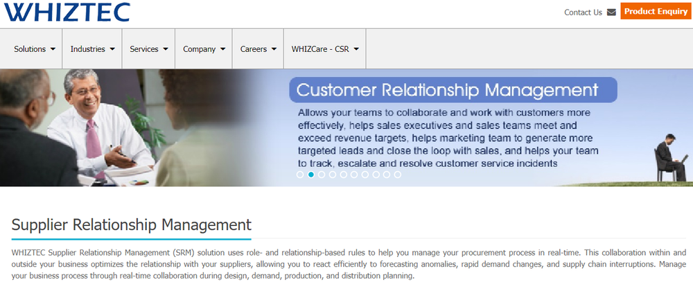 WHIZTEC SRM Screenshot 1