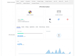 VPS reseller whmcs admin controls