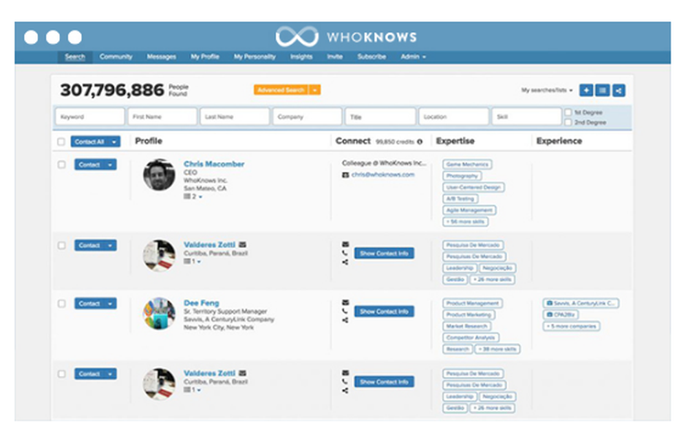 WhoKnows Screenshot 1