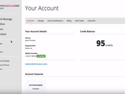 WholesaleSMS-Your-Account-Details