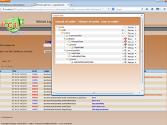 WicketLog4JView Screenshot 1
