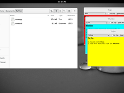 Wicky Notes v0.1 on Gnome3