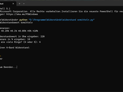 Widerstände Screenshot 1
