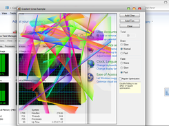 Partial-AlphaTransparent of famous GradientLine Demo