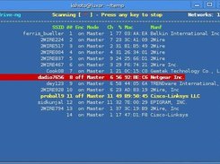 Widrive 0.10 running in a terminal.