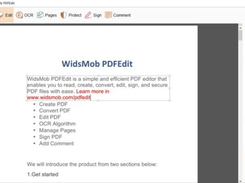 WidsMob PDFEdit Screenshot 1