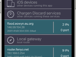 WiFi Map Explorer start page on iPhone