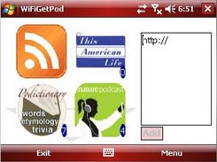 Main Screen - Landscape Orientation