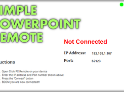 Simple PowerPoint Remote Screenshot