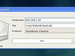 WiiTCPLoad 0.05 on Gentoo Linux (KDE)