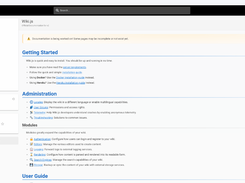Wiki.js Screenshot 1