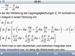 support for math formulae