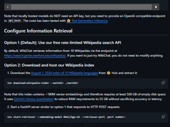 WikiChat Screenshot 1