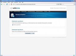 Backup and restore mysql database