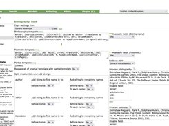 Citation style editor