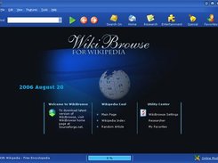 WikiBrowse Default Startup Screen