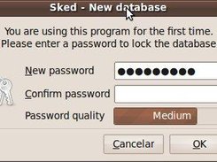 New database dialog