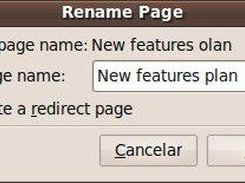 Rename page dialog