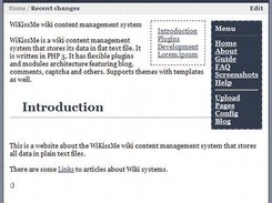 WiKissMe wiki content management system - home page