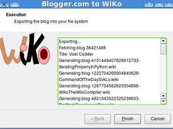 Blogger2Wiko Wizard - Dumping