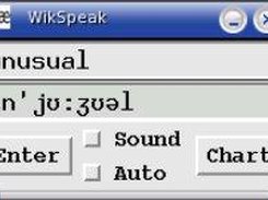 WikSpeak 0.1 running in Manual Mode on Linux