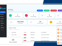 Wilyer Dashboard