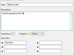 Creating a task