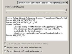Winamp OpenAL 0.9.6, Shot 1
